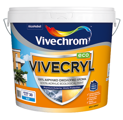 ΑΚΡΥΛΙΚΟ ΧΡΩΜΑ VIVECRYL BASE D 3Lt