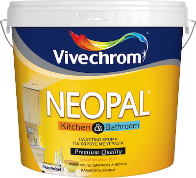 ΠΛΑΣΤΙΚΟ ΧΡΩΜΑ NEOPAL kitchen & bath BASE D 3Lt
